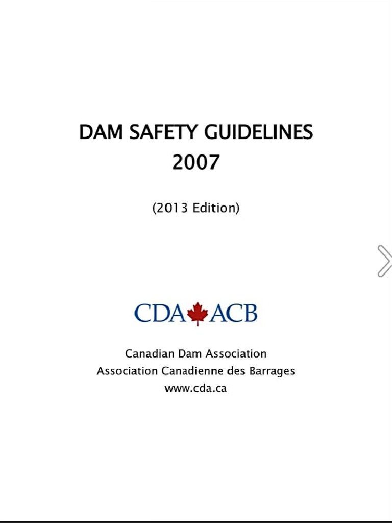 DAM SAFETY GUIDELINES 2007 (2013 Edition) | PDF