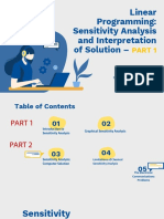 Sensitivity Analysis Part1