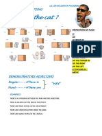 Ficha 01 Unit 5 Demonstratives There Isare Prepositions Vocabulary Places