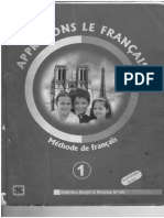 Apprenons Le Francais French 1 METFIODE DE FRANCAIS by Mahitha Ranjit
