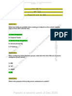 CCNP 300-715 Dumps Dec 2020