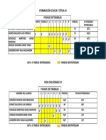 Actividades Realizadas en Tercero