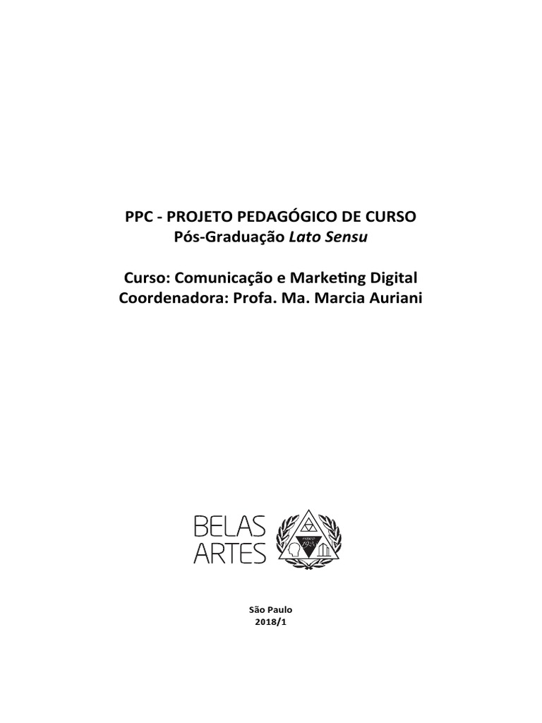 Curso de Comunicação e Marketing Digital | PDF | Educação à distância ...