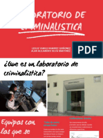 Presentacion de Laboratorio de Criminalistica