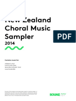 New Zealand Choral Music Sampler: Prepared by SOUNZ