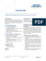 Masterkure HD 200 WB - Ficha Técnica