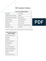 RBI-Assistant-Syllabus-2019