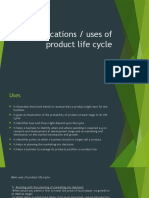Applications / Uses of Product Life Cycle
