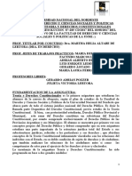 Programa Teoria y Derechos Constitucionales 2017