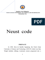 Neust Code: Republic of The Philippines Nueva Ecija University of Science and Technology Cabanatuan City