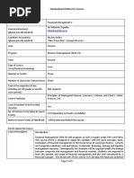 Trilochan@xlri - Ac.in: Standardized Outline For Courses