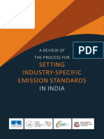 Setting Industry-Specific Emission Standards: in India
