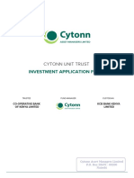 Investment Application Form: Cytonn Unit Trust