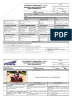 Procedimento de segurança para operação de quadriciclo