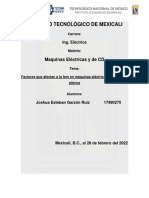 Factores Que Afectan La Fuerza Electromotriz en Una Máquina de Corriente Alterna