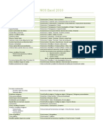 Temario Tecnologico Excel 2010