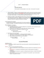 Unit II A Accounts Receivables