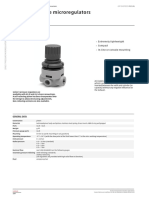 Series T Pressure Microregulators: Ports G1/8 and G1/4