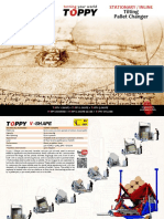 Tilting Pallet Changer: Stationary / Inline