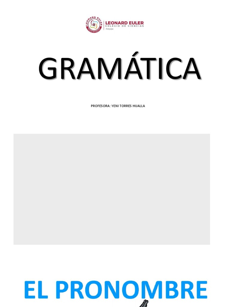 C3 Pronombre | PDF | Artes del Lenguaje y Comunicación | Poesía