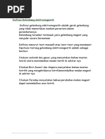 Download Definisi Gelombang Elektromagnetik by i made bagus bagaskara SN56344762 doc pdf