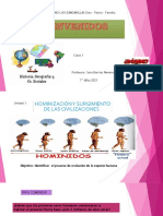 Evolución humana desde 3 millones de años - Clase 1 sobre el proceso de hominización