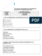 Evaluacion de Procedimientos