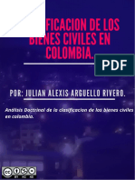 Clasificación de Los Bienes Civiles en Colombia