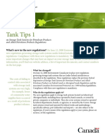 CCME-TANK TIPS - Tank Tips 1 On Storage Tank Systems For Petroleum Products