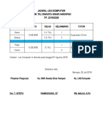 JADWAL LES KOMPUTER 2019