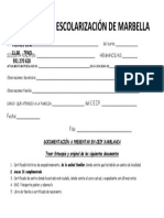 Caratula Coles Comisión de Escolarización de Marbella