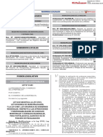 Ley 31433 Que Modifica La Ley Orgánica de Municipalidades y de Los Gobiernos Regionales