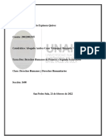 Resumen Analitico Derechos de Primera y Segunda Generación