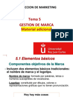 Tema 5. - GESTION DE MARCA