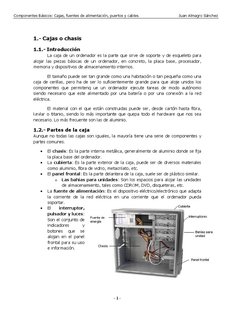 Caja | PDF | Aluminio | Hardware de la computadora