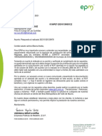 EPM respuesta exención contribución servicio energía