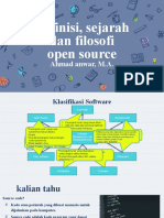 Definisi, Sejarah Dan Filosofi Open Source: Ahmad Anwar, M.A