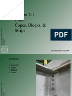 Lesson 2-1 Cuts - Copes, Blocks, & Strips: Paul Mcmullin, Se, PHD