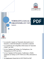 Normativa Legal de La Ergonomía en Venezuela