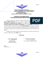 C. I. 9.891.158 C. I. - Decano Cood. Servicio Comunitario (Sello)