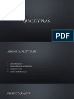 Quality Plan Goals: Standards, Responsibilities, Cost Control
