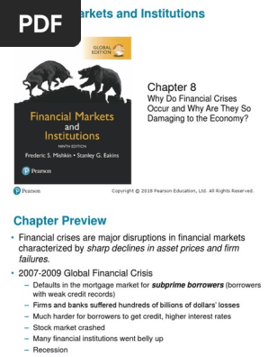 CH8 Why do financial crises occur