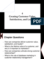 Chapter 4 - Creating Customer Value, Satisfaction, and Loyalty