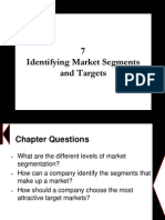 Chapter 7 - Identifying Market Segments and Targets