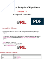 Design and Analysis of Algorithms: Session - 3
