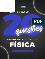 20 Questões Física Ufsc Acafe