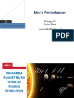 Dinamika Planet Bumi Sebagai Ruang Kehidupan. Pertemuan Ke 13