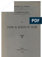 Pio Franchi De'cavalieri, La Passio SS. Mariani Et Iacobi (Studi e Testi, 3), Roma 1900