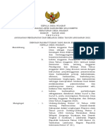 Perdes Apbdesa Tahun Anggaran 2021 Svioau Perdes Apbdes 2021 PDF