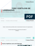 Conceptos y Estilos de Liderazgo